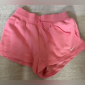 Nike pink shorts medium